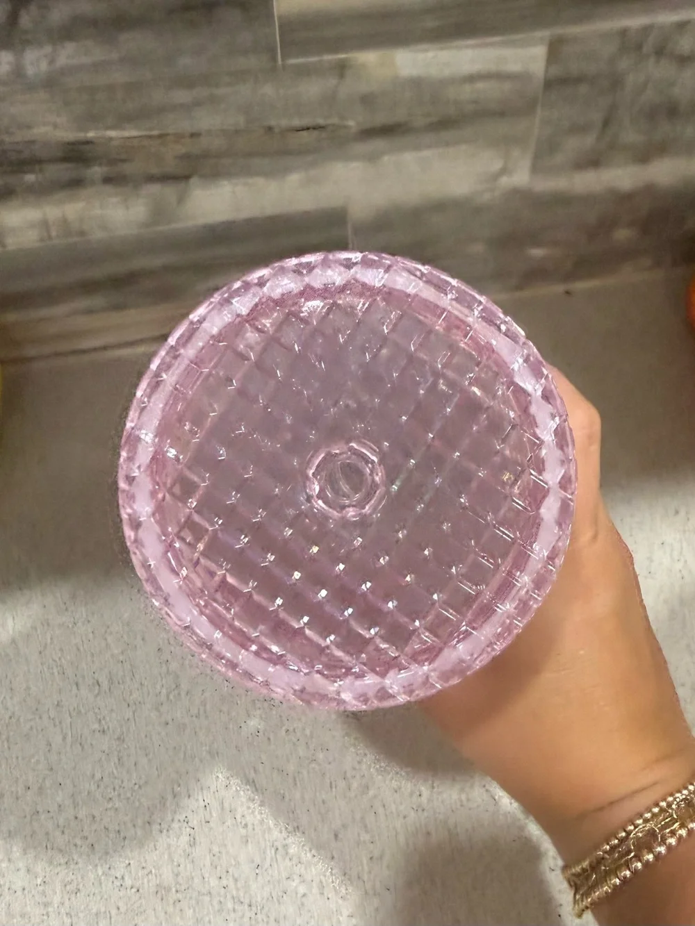 Starbucks 2020 Venti Pink Iridescent Studded Tumbler-*As Is- No Straw*